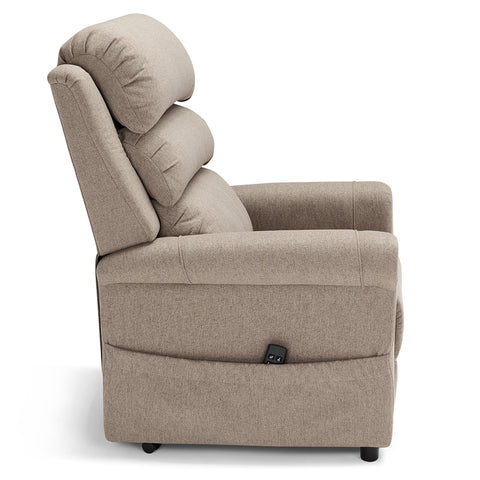 Poltrona elettrica relax 2 motori New Boston con posizione letto e Kit Optional Roller System e Kit Optional Batteria