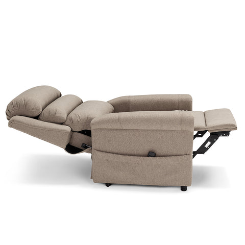 Poltrona elettrica relax 2 motori New Boston con posizione letto e Kit Optional Roller System e Kit Optional Batteria