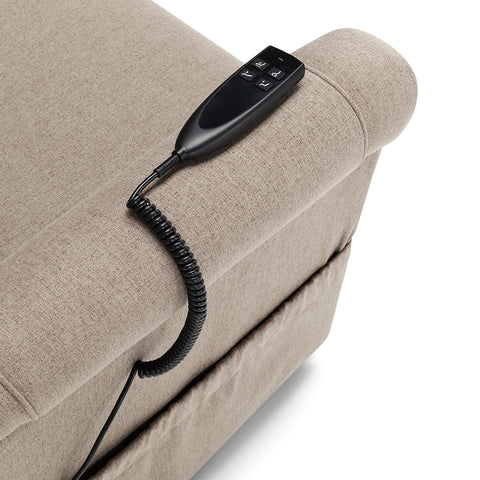 Poltrona elettrica relax 2 motori New Boston con posizione letto e Kit Optional Roller System e Kit Optional Batteria