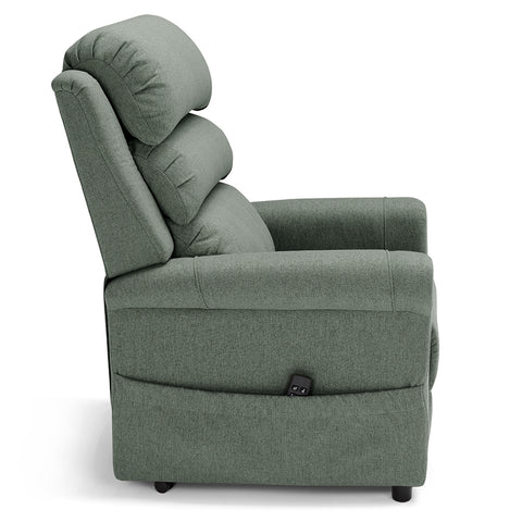 Poltrona elettrica relax 2 motori New Boston con posizione letto e Kit Optional Roller System e Kit Optional Batteria