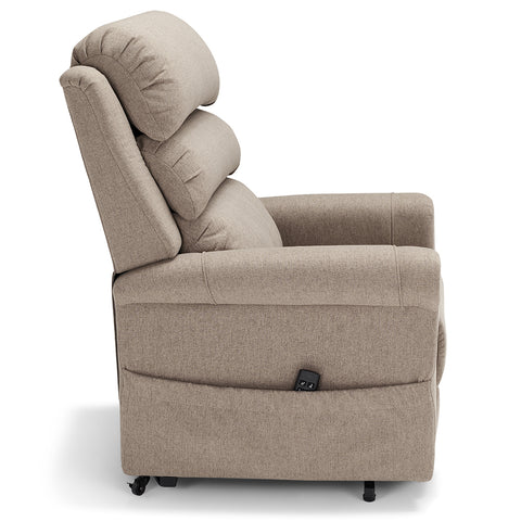 Poltrona elettrica relax 2 motori New Boston con posizione letto e Kit Optional Roller System e Kit Optional Batteria