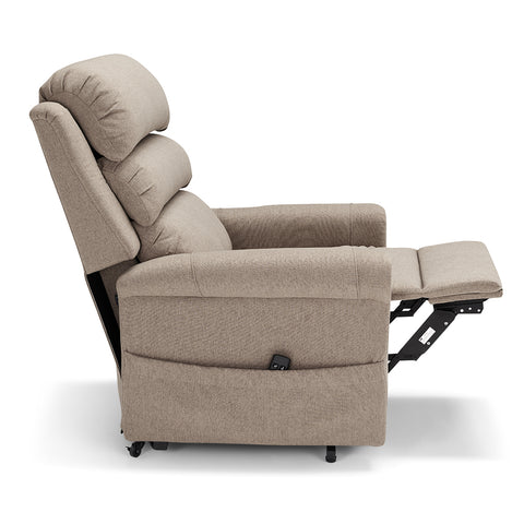 Poltrona elettrica relax 2 motori New Boston con posizione letto e Kit Optional Roller System e Kit Optional Batteria