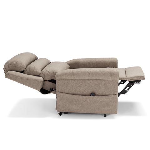 Poltrona elettrica relax 2 motori New Boston con posizione letto e Kit Optional Roller System e Kit Optional Batteria