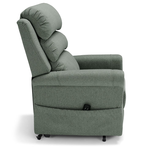 Poltrona elettrica relax 2 motori New Boston con posizione letto e Kit Optional Roller System e Kit Optional Batteria