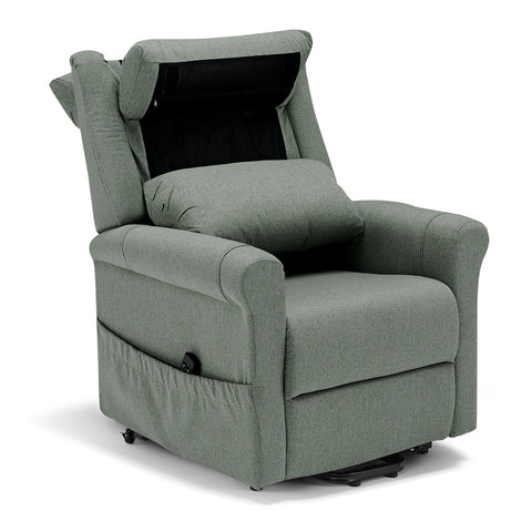 Poltrona elettrica relax 2 motori New Boston con posizione letto e Kit Optional Roller System e Kit Optional Batteria