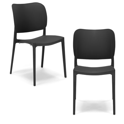 Sedia in polipropilene Orbita impilabile Design moderno da Interno/Esterno