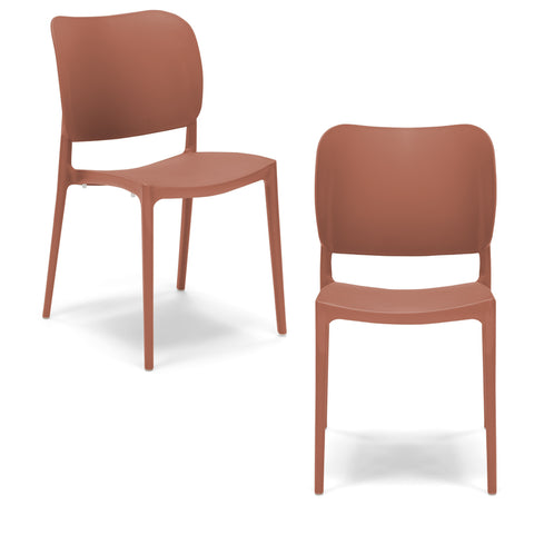 Sedia in polipropilene Orbita impilabile Design moderno da Interno/Esterno