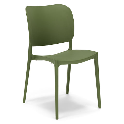 Sedia in polipropilene Orbita impilabile Design moderno da Interno/Esterno