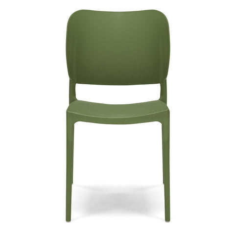 Sedia in polipropilene Orbita impilabile Design moderno da Interno/Esterno