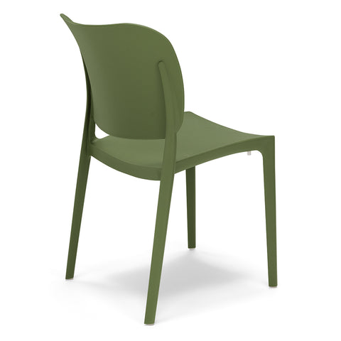 Sedia in polipropilene Orbita impilabile Design moderno da Interno/Esterno