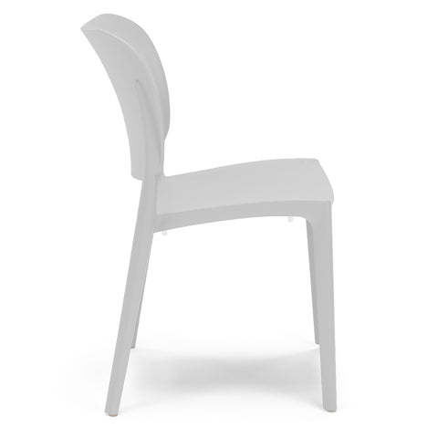 Sedia in polipropilene Orbita impilabile Design moderno da Interno/Esterno