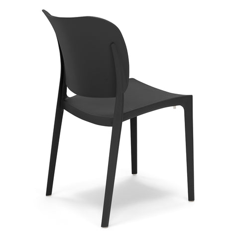 Sedia in polipropilene Orbita impilabile Design moderno da Interno/Esterno