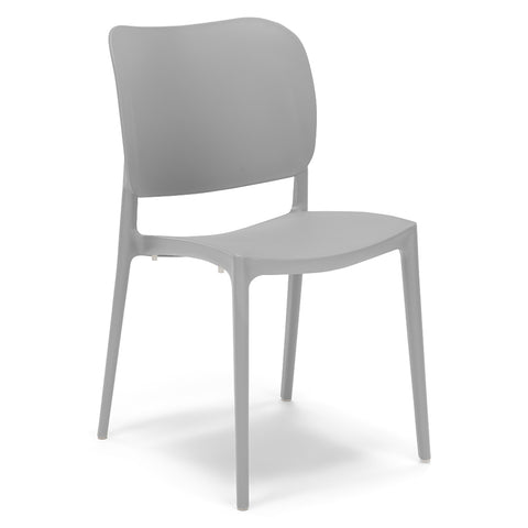 Sedia in polipropilene Orbita impilabile Design moderno da Interno/Esterno