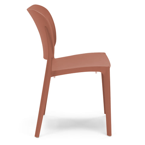 Sedia in polipropilene Orbita impilabile Design moderno da Interno/Esterno