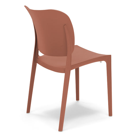 Sedia in polipropilene Orbita impilabile Design moderno da Interno/Esterno