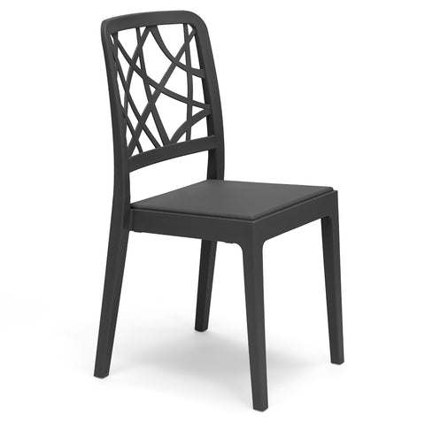 Sedia in polipropilene Penelope impilabile Design moderno da Interno/Esterno