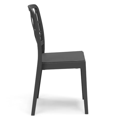 Sedia in polipropilene Penelope impilabile Design moderno da Interno/Esterno