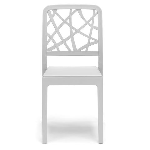24 x Sedia in polipropilene PENELOPE impilabile Design moderno da Interno/Esterno