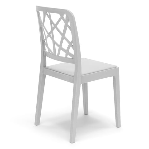 24 x Sedia in polipropilene PENELOPE impilabile Design moderno da Interno/Esterno