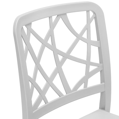 24 x Sedia in polipropilene PENELOPE impilabile Design moderno da Interno/Esterno