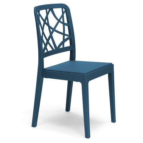 Sedia in polipropilene Penelope impilabile Design moderno da Interno/Esterno