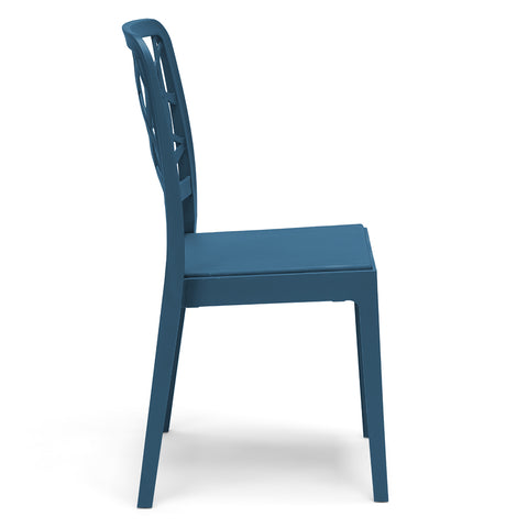 Sedia in polipropilene Penelope impilabile Design moderno da Interno/Esterno