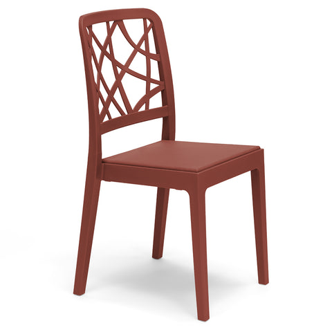 Sedia in polipropilene Penelope impilabile Design moderno da Interno/Esterno