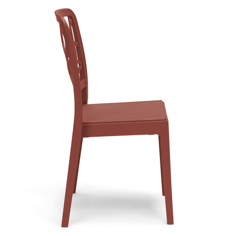 Sedia in polipropilene Penelope impilabile Design moderno da Interno/Esterno
