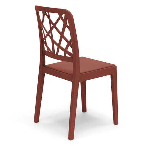 Sedia in polipropilene Penelope impilabile Design moderno da Interno/Esterno