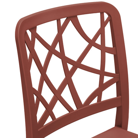 Sedia in polipropilene Penelope impilabile Design moderno da Interno/Esterno