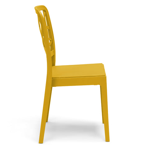 Sedia in polipropilene Penelope impilabile Design moderno da Interno/Esterno