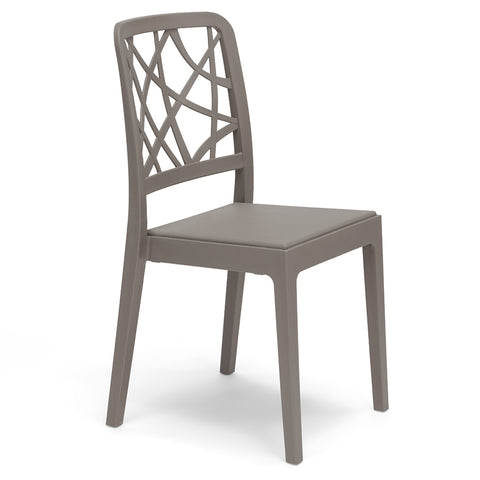 Sedia in polipropilene Penelope impilabile Design moderno da Interno/Esterno