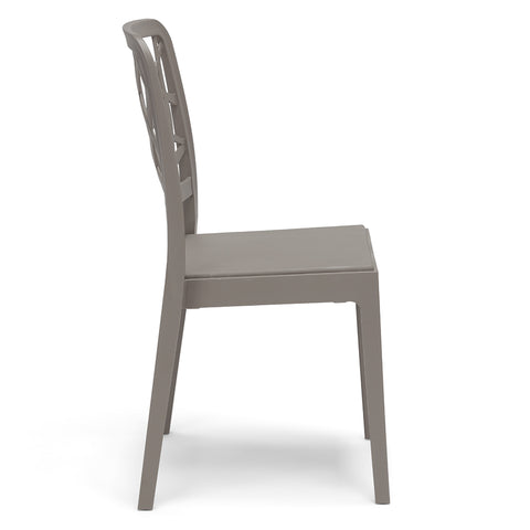 Sedia in polipropilene Penelope impilabile Design moderno da Interno/Esterno