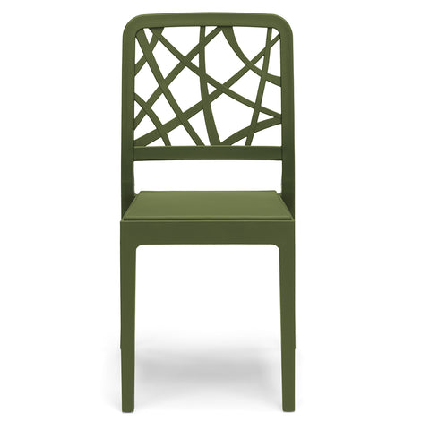 Sedia in polipropilene Penelope impilabile Design moderno da Interno/Esterno