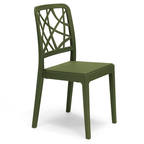 Sedia in polipropilene Penelope impilabile Design moderno da Interno/Esterno