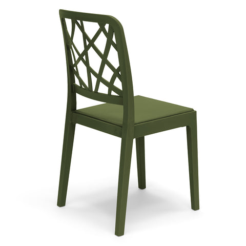 Sedia in polipropilene Penelope impilabile Design moderno da Interno/Esterno