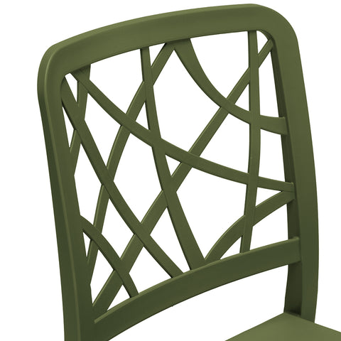 Sedia in polipropilene Penelope impilabile Design moderno da Interno/Esterno