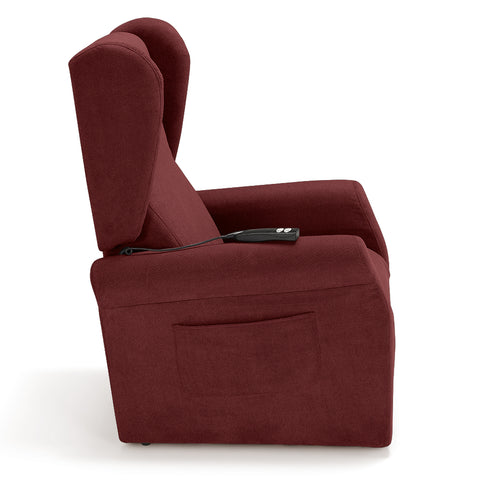 Poltrona elettrica relax 2 motori Pisa Design Bergere con Kit Optional Batteria