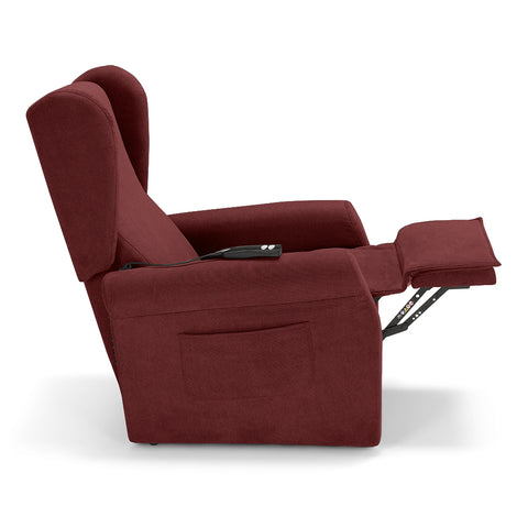 Poltrona elettrica relax 2 motori Pisa Design Bergere con Kit Optional Batteria