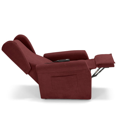 Poltrona elettrica relax 2 motori Pisa Design Bergere con Kit Optional Batteria
