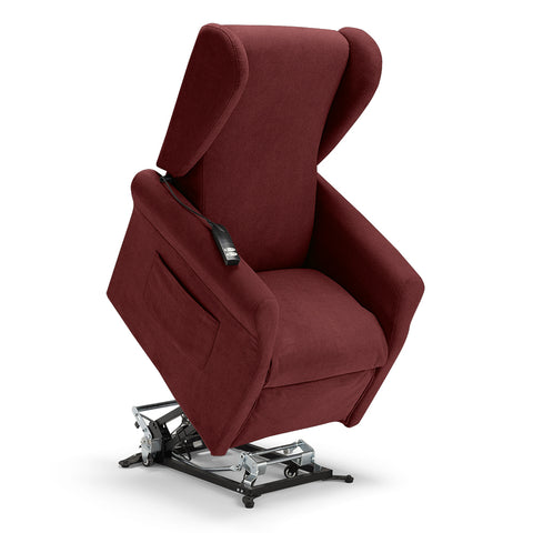 Poltrona elettrica relax 2 motori Pisa Design Bergere con Kit Optional Batteria