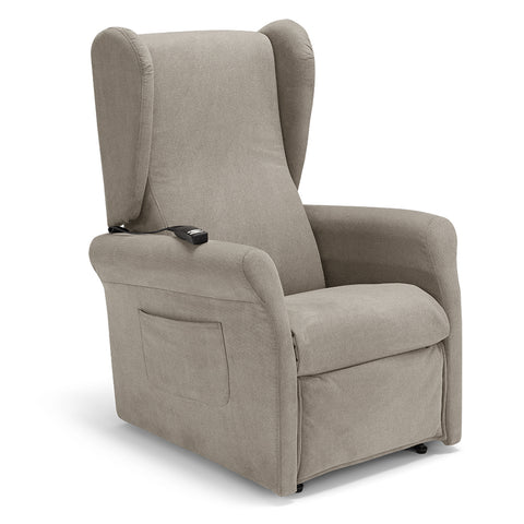 Poltrona elettrica relax 2 motori Pisa Design Bergere con Kit Optional Batteria