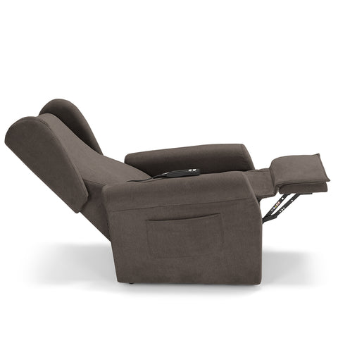 Poltrona elettrica relax 2 motori Pisa Design Bergere con Kit Optional Batteria