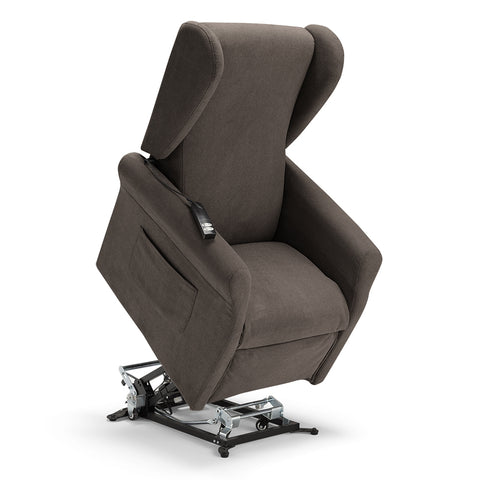 Poltrona elettrica relax 2 motori Pisa Design Bergere con Kit Optional Batteria