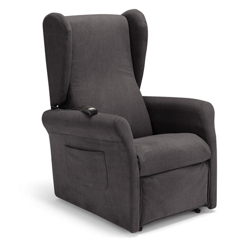 Poltrona elettrica relax 2 motori Pisa Design Bergere con Kit Optional Batteria