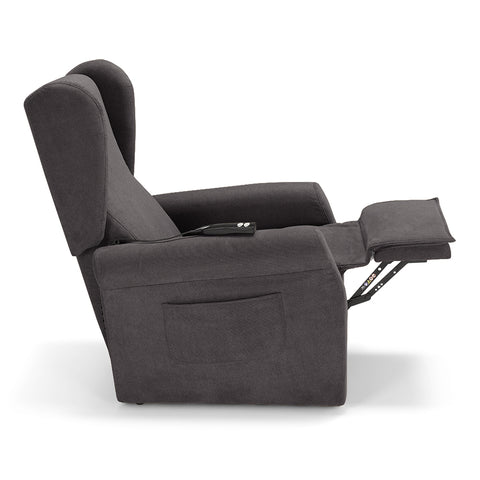Poltrona elettrica relax 2 motori Pisa Design Bergere con Kit Optional Batteria