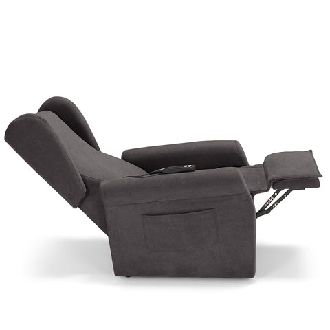 Poltrona elettrica relax 2 motori Pisa Design Bergere con Kit Optional Batteria