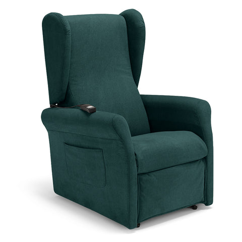 Poltrona elettrica relax 2 motori Pisa Design Bergere con Kit Optional Batteria