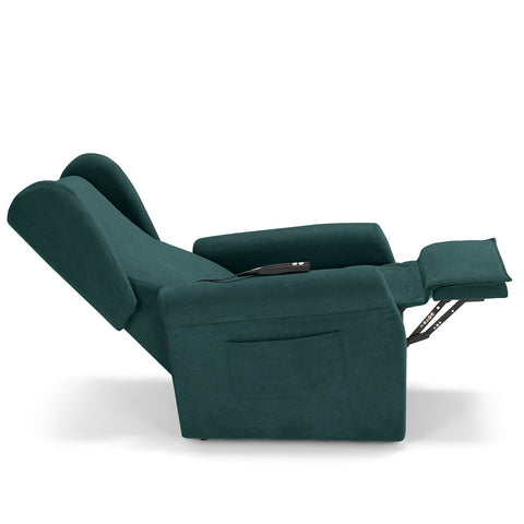 Poltrona elettrica relax 2 motori Pisa Design Bergere con Kit Optional Batteria