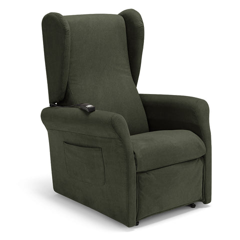 Poltrona elettrica relax 2 motori Pisa Design Bergere con Kit Optional Batteria